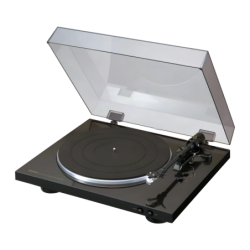 Denon Belt Drive, Cellule MM Noir DP-300F 33/45 rpm Platine vinyle