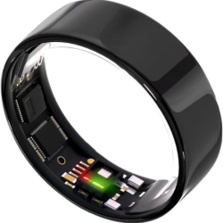 Ultrahuman Ring Air Aster Taille 10 Noir 10ATM Bluetooth Bague connectée
