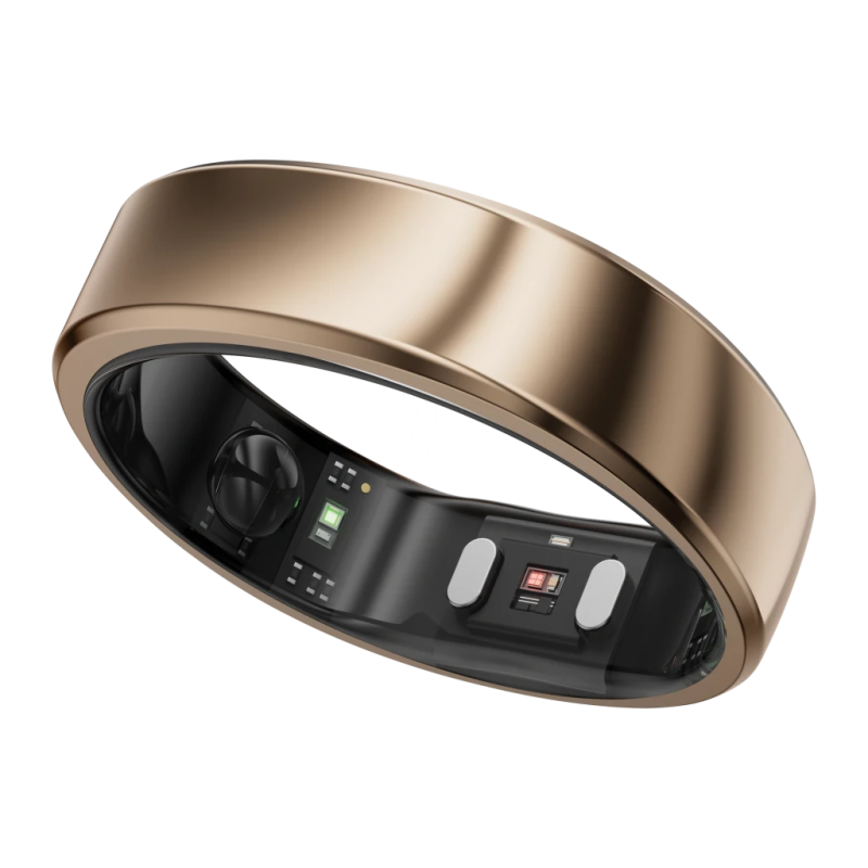 Ringconn Gen 2 Air Fréquence cardiaque SpO2 10 jours Or Bluetooth Bague connectée