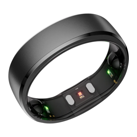 Ringconn Gen 2 12 jours Noir Titane 10ATM Bluetooth Bague connectée