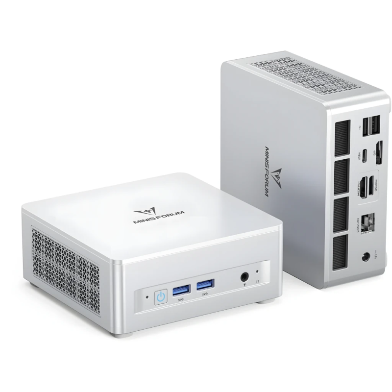Minisforum UM870 Slim 512GB AMD Ryzen 7 8745H 16GB RAM Radeon 780M Windows 11 Pro WiFi 6E Bluetooth 5.3 Mini PC