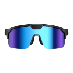 Zeblaze Q01 AI Sports Sunglasses Bleu 8MP WiFi Bluetooth Lunettes connectées