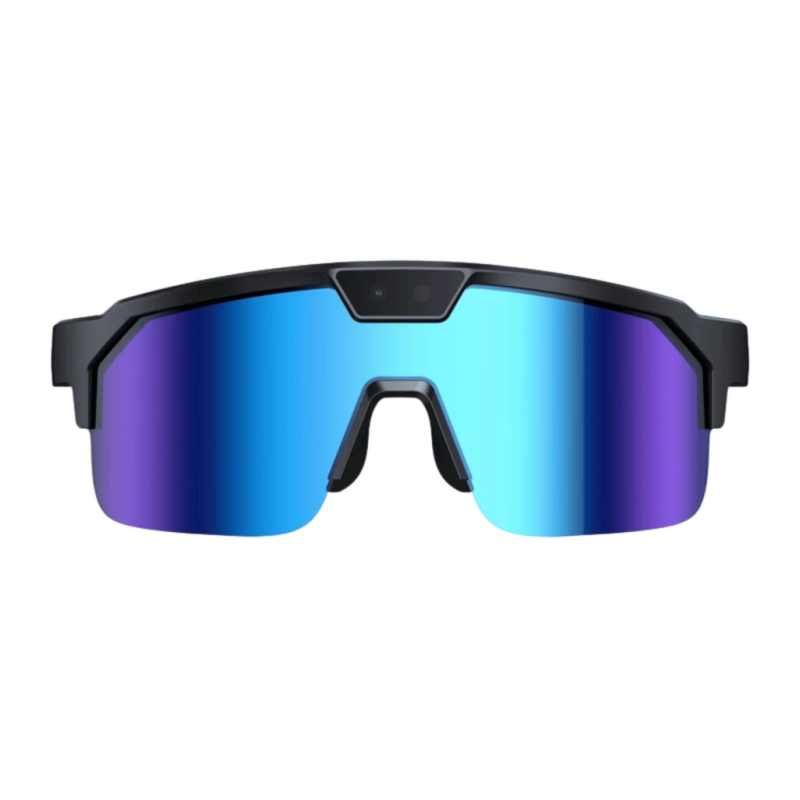 Zeblaze Q01 AI Sports Sunglasses Bleu 8MP WiFi Bluetooth Lunettes connectées