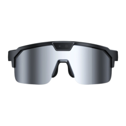 Zeblaze Q01 AI Sports Sunglasses Argent 8MP WiFi Bluetooth Lunettes connectées