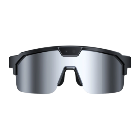 Zeblaze Q01 AI Sports Sunglasses Argent 8MP WiFi Bluetooth Lunettes connectées
