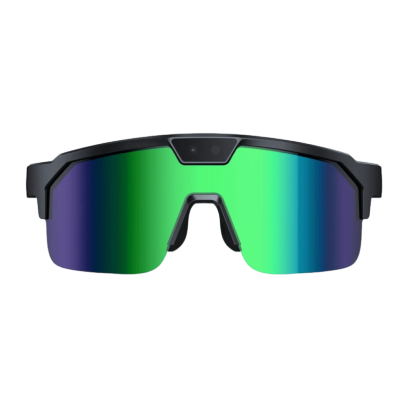 Zeblaze Q01 AI Sports Sunglasses Vert 8MP WiFi Bluetooth Lunettes connectées