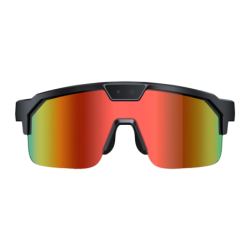 Zeblaze Q01 AI Sports Sunglasses Orange 8MP WiFi Bluetooth Lunettes connectées