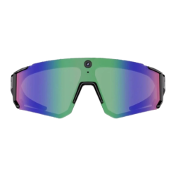 COLMI V06 Bleu 8MP 2K audio ouvert verres polarisés WiFi Bluetooth Lunettes de soleil connectées
