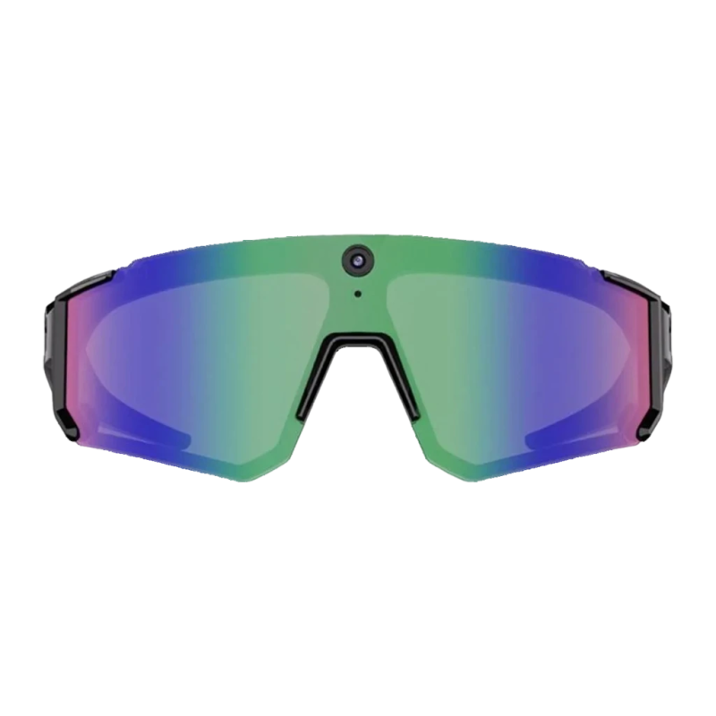 COLMI V06 Bleu 8MP 2K audio ouvert verres polarisés WiFi Bluetooth Lunettes de soleil connectées