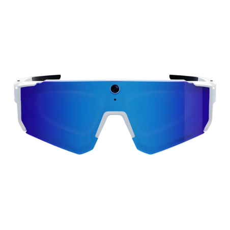 COLMI V06 Blanc avec verres bleus 8MP WiFi Bluetooth Lunettes connectées