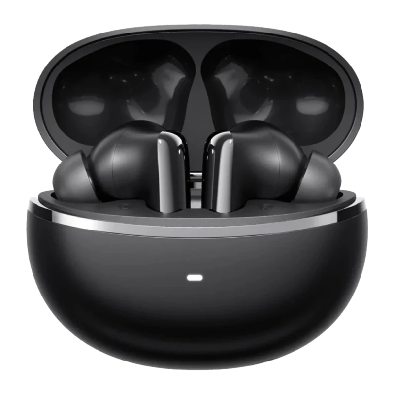 QCY MeloBuds N70 HT18 Lite Noir TWS ANC Bluetooth 6.0 50h IPX5 Multipoint Écouteurs sans fil