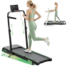 Akluer TW140x Inclinaison automatique de 12 % avec Haut-parleur Bluetooth et Barres latérales 10km/h Tapis de course pliable