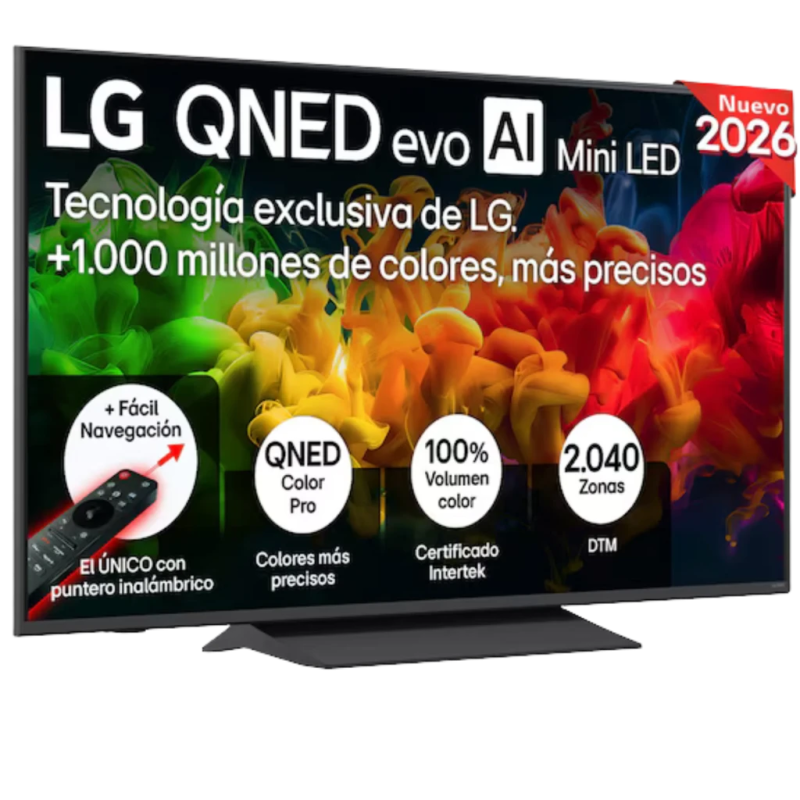 LG 65QNED81B6A 65 pouces 4K QNED HDR10 webOS Smart TV
