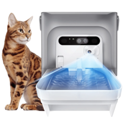 Petkit Eversweet Ultra AI Health Care Pet Water Fountain Gris acier inoxydable app 26dB 14 jours Fontaine à eau automatique