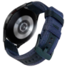 Bracelet Universel Nylon Ajustable 22mm Bleu pour Smartwatch Xiaomi/Amazfit/Samsung/Huawei/Realme/Ticwatch