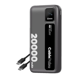 OBAL:ME CablePulse Noir 20000mAh 22,5W Power Bank