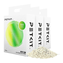 PETKIT Clump+ Tofu 3 sachets Compatible avec bacs PETKIT Litière pour chats