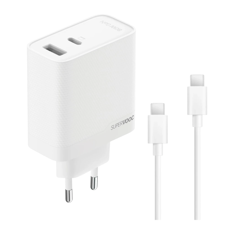 Chargeur OnePlus SUPERVOOC 80W Dual Ports GaN