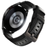 Bracelet Universel Nylon Ajustable 22mm Noir pour Smartwatch Xiaomi/Amazfit/Samsung/Huawei/Realme/Ticwatch