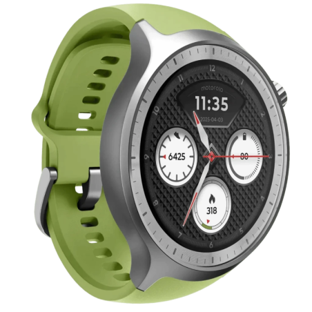 Motorola Moto Watch 2 Argent 1,43 pouces AMOLED GPS 13 jours 1ATM