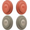 Motorola Moto Tag 2.0 Rouge/Gris Pack ×4 Bluetooth 5.4 UWB Traceur