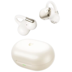 SoundPEATS Clip1 Beige Open-Ear Bluetooth 5.3 50h IPX5 Multipoint Écouteurs sans fil