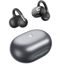 SoundPEATS Clip1 Gris Open-Ear Bluetooth 5.3 50h IPX5 Multipoint Écouteurs sans fil