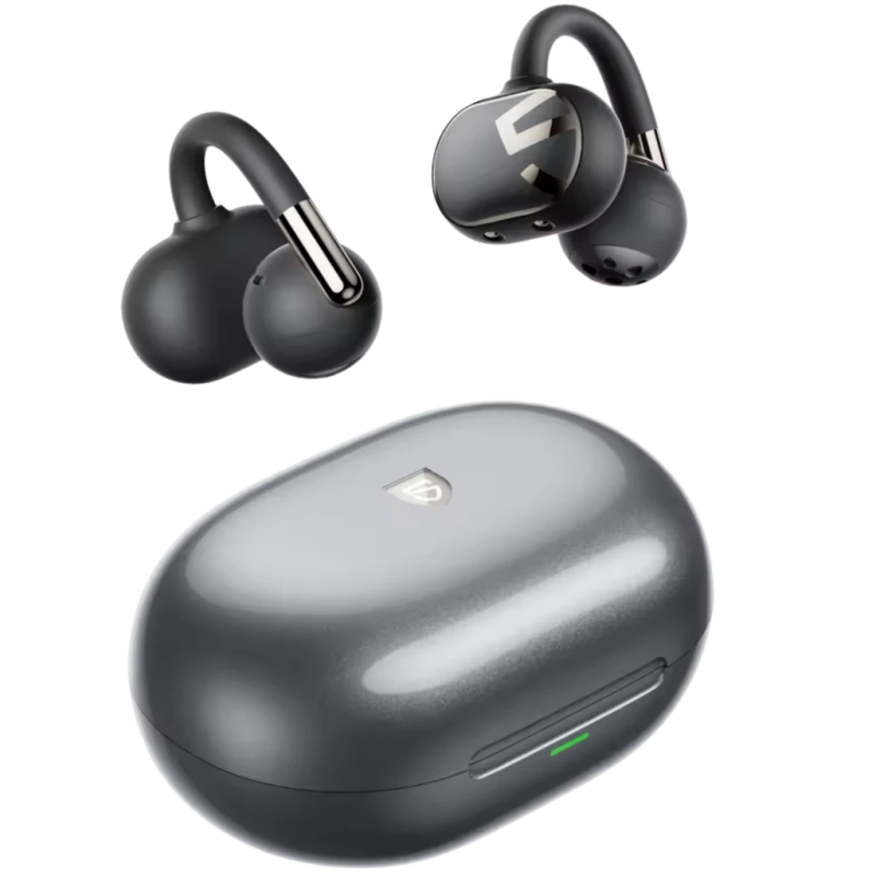 SoundPEATS Clip1 Gris Open-Ear Bluetooth 5.3 50h IPX5 Multipoint Écouteurs sans fil