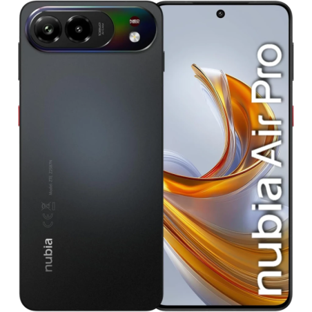 ZTE Nubia Air Pro 5G 8GB/512GB Noir 6,78 pouces AMOLED 144Hz 50MP 5000mAh 33W NFC