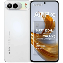 ZTE Nubia Air Pro 5G 8GB/512GB Blanc 6,78 pouces AMOLED 144Hz 50MP 5000mAh 33W NFC