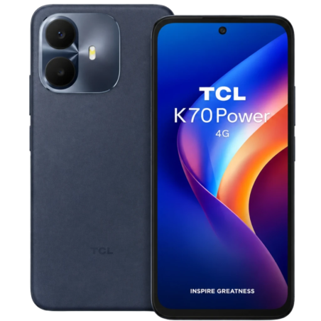 TCL K70 Power 4G 8GB/256GB Bleu Nébuleuse 6,8 pouces 120Hz 50MP 6500mAh 33W NFC