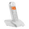 Motorola S1201 Blanc LCD 1,8 pouces 10h de communication identification de l'appelant mains libres Téléphone sans fil