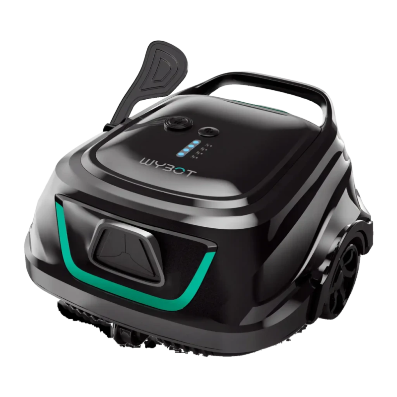 Wybot M2 Double filtration 180μm + 40ppi Jusqu'à 400m² couverture 300 min Robot nettoyeur de piscine