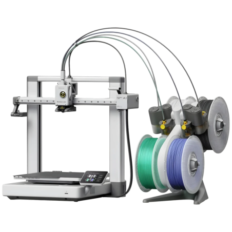 Bambu Lab A1 Combo FDM 500mm/s 256x256x256mm AMS Lite 4 Couleurs 2,7 pouces WiFi caméra Imprimante 3D