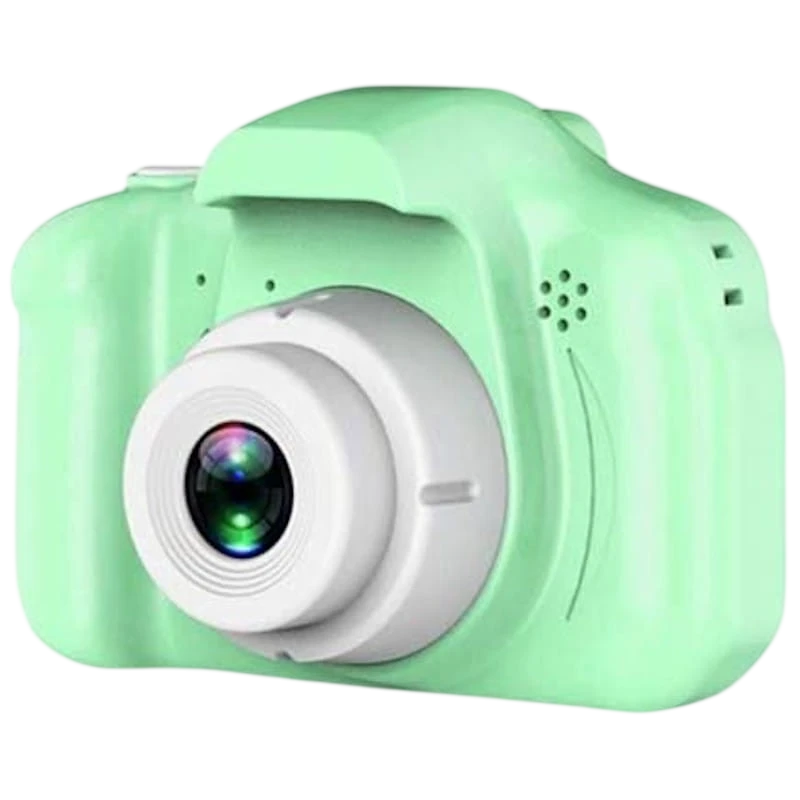 K1 Version Améliorée 600mAh Vert 2 pouces Full HD carte 32GB Appareil photo numérique pour enfants