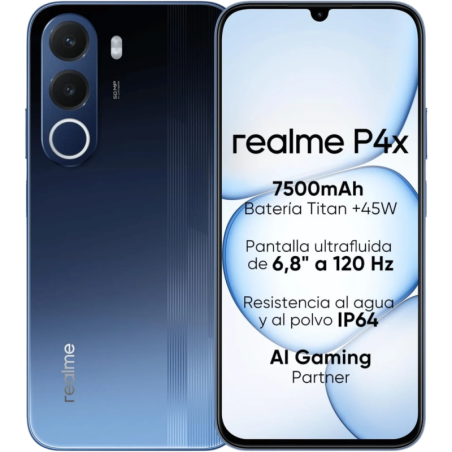 Realme P4X 4GB/128GB Bleu Marine Phantom 6,5 pouces 13MP 5000mAh