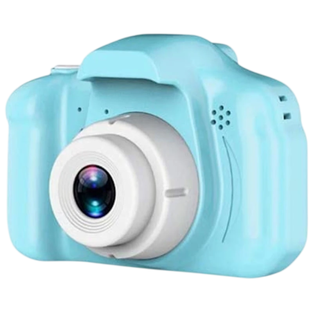 K1 Version Améliorée 600mAh Bleu 2 pouces Full HD carte 32GB Appareil photo numérique pour enfants