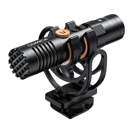Microphone Comica VM10 Pro à condensateur, directivité supercardioïde, USB-C