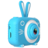 K3 Design Lapin Bleu 2 pouces carte 32GB 600mAh Appareil photo numérique pour enfants