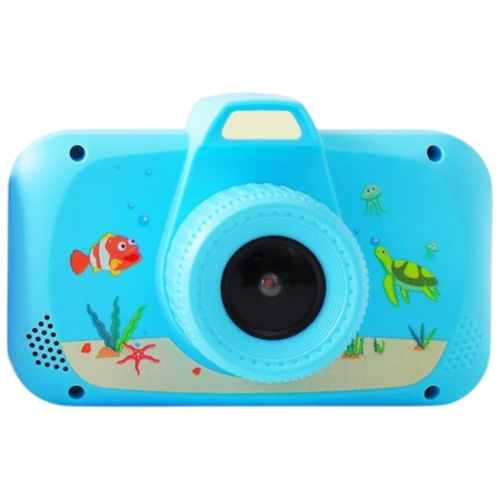K5 3,7V 650mAh Bleu 1MP 3,5 pouces Full HD carte 32GB Appareil photo numérique pour enfants