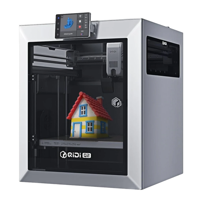 Qidi Q2 FDM CoreXY 600mm/s PLA, ABS, ASA, PETG, TPU, PA, PC nivellement automatique 4,3 pouces tactile WiFi Imprimante 3D