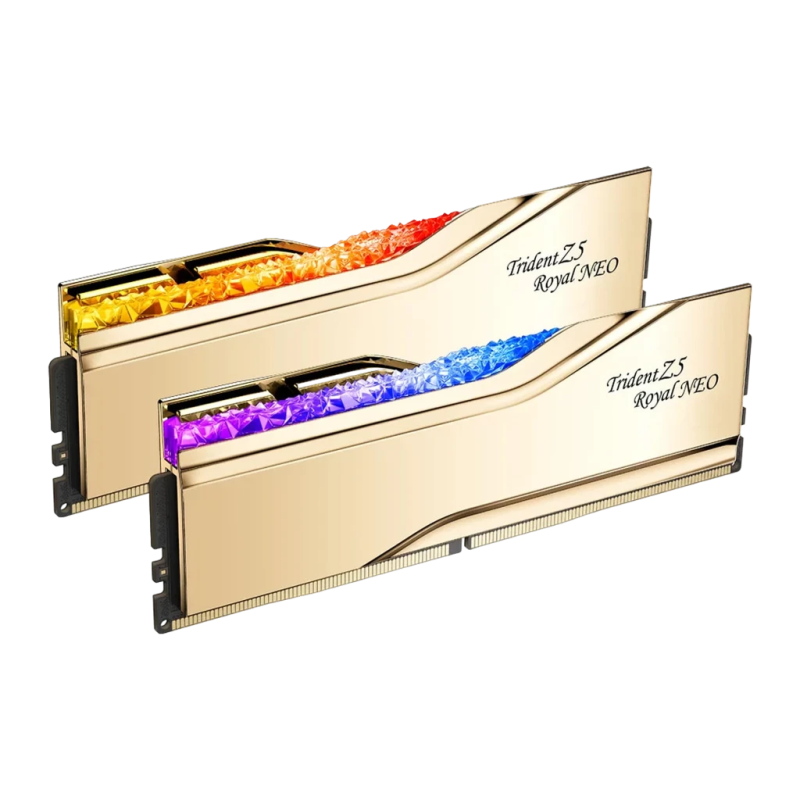 G.Skill Trident Z5 Royal Neo DDR5 32GB 2x16GB 6000MHz CL28 DIMM RGB Mémoire RAM