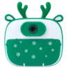 Caméra Instantané pour Enfants avec Impression K13 Design Renne Vert