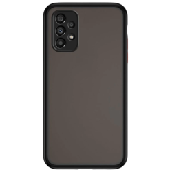 Coque Dual Matte Samsung Galaxy A53 5G Noir+Rouge
