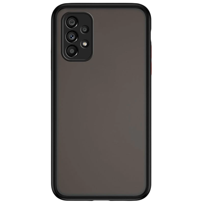 Coque Dual Matte Samsung Galaxy A53 5G Noir+Rouge