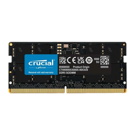 Crucial DDR5 5600MHz 32GB SO-DIMM CL46 1x32GB Mémoire RAM