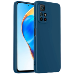 Coque Xiaomi Redmi Note 11s 5G Square Liquid Premium Bleu