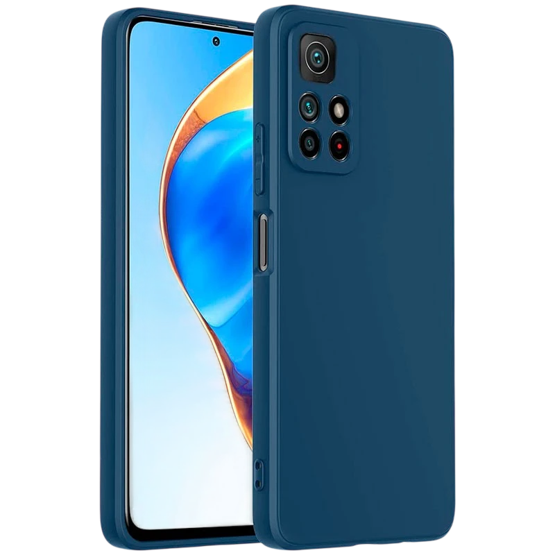 Coque Xiaomi Redmi Note 11s 5G Square Liquid Premium Bleu