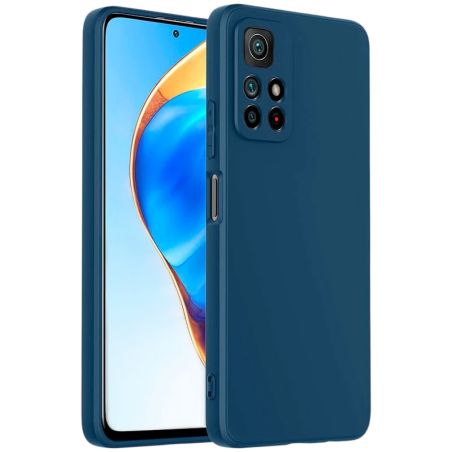 Coque Xiaomi Redmi Note 11s 5G Square Liquid Premium Bleu