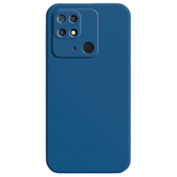 Coque Xiaomi Redmi 10C / Poco C40 Square Liquid Premium Bleu